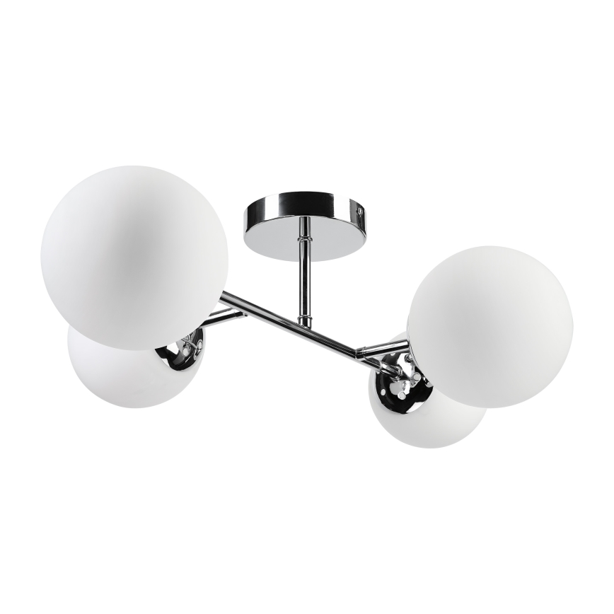 Brilagi - pinnapealne lühter MALONY 4xE14/20W/230V läikiv kroom