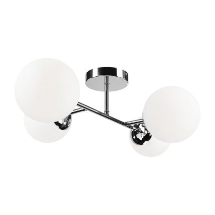 Brilagi - pinnapealne lühter MALONY 4xE14/20W/230V läikiv kroom