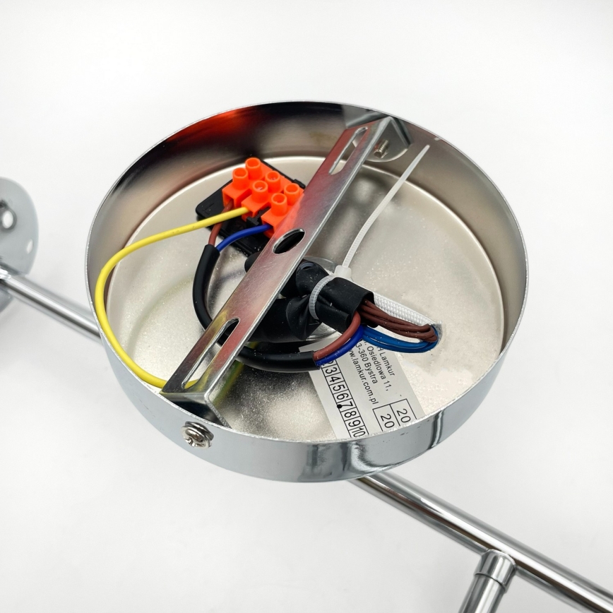 Brilagi - pinnapealne lühter MALONY 4xE14/20W/230V läikiv kroom