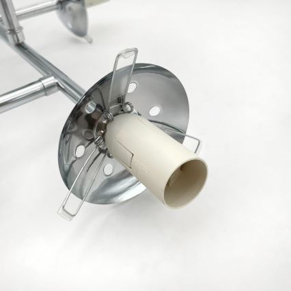 Brilagi - pinnapealne lühter MALONY 4xE14/20W/230V läikiv kroom