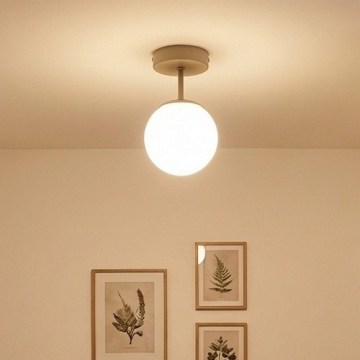Brilagi - Pinnapealne lühter MILO ECRU 1xE27/60W/230V beež/kuldne