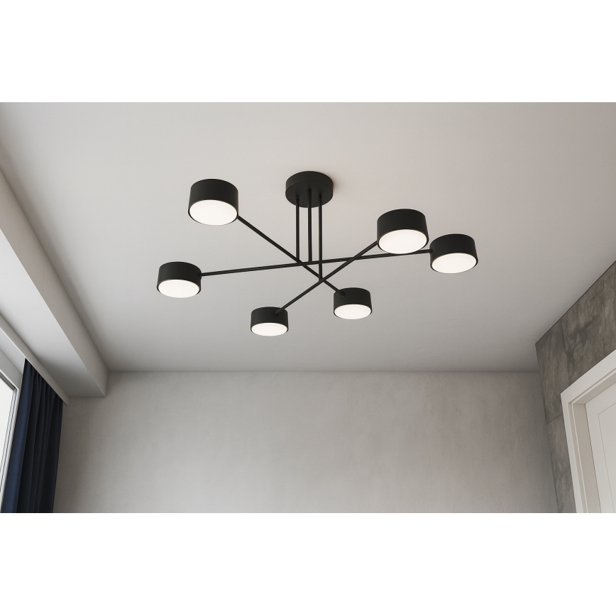 Brilagi - Pinnapealne lühter MONO 6xGX53/12W/230V must