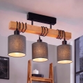 BRILAGI - Pinnapealne lühter NUBILA 3xE27/60W/230V mänd/antratsiit