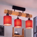 BRILAGI - pinnapealne lühter NUBILA 3xE27/60W/230V mänd/punane