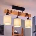 BRILAGI - Pinnapealne lühter NUBILA 3xE27/60W/230V männipuit/kreem