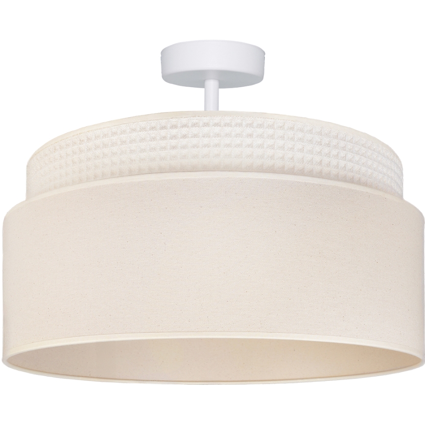 Brilagi - Pinnapealne lühter PADOVA 1xE27/60W/230V läbimõõt 40 cm kreemjas