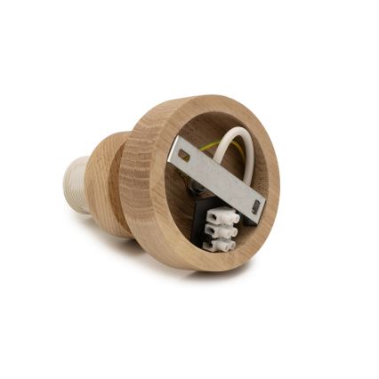 Brilagi - Pinnapealne lühter PARTY 1xE27/60W/230V läbimõõt 10 cm tamm