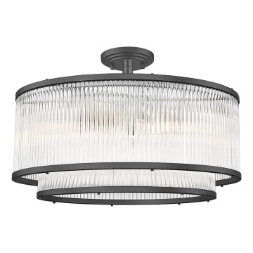 Brilagi - Pinnapealne lühter RAMOS 6xE14/60W/230V must