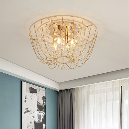 Brilagi - Pinnapealne lühter VASTERAS 4xE14/40W/230V läbimõõt 45 cm