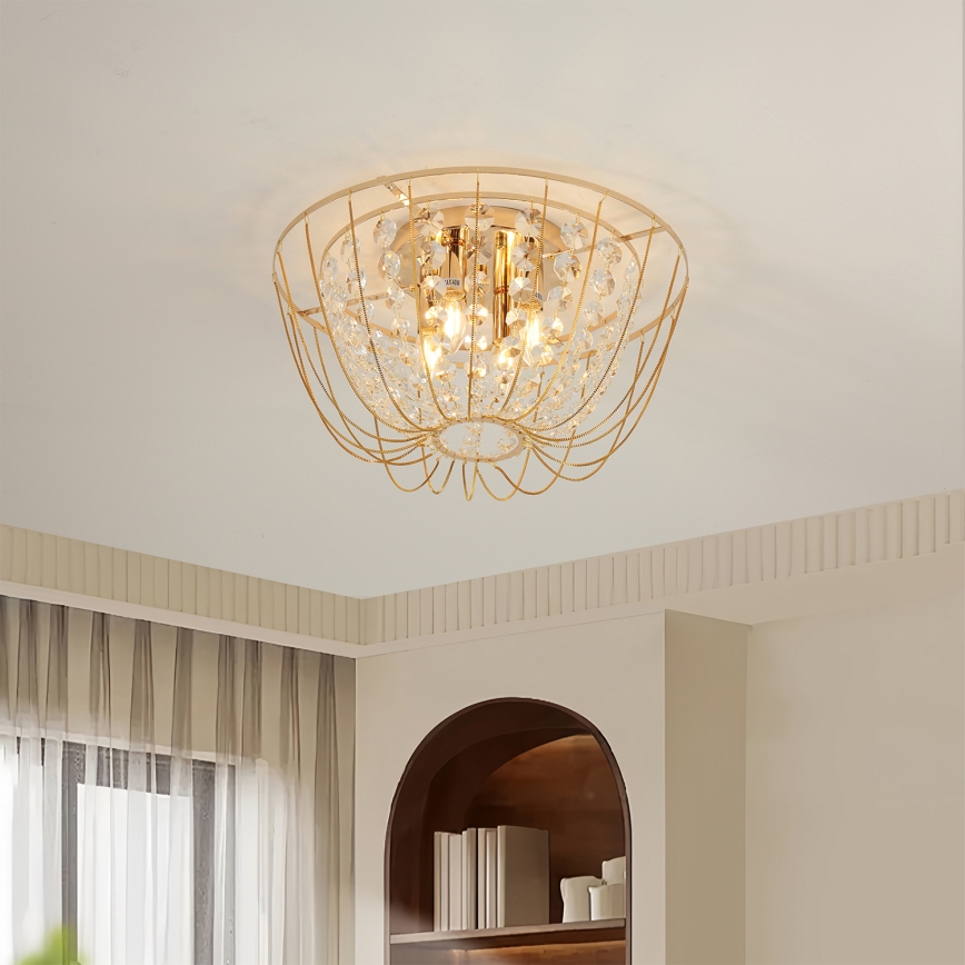 Brilagi - Pinnapealne lühter VASTERAS 4xE14/40W/230V läbimõõt 45 cm