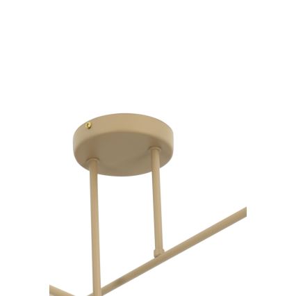 Brilagi - Pinnapealne lühter VIRGO 4xE14/40W/230V kreemjas/kuldne