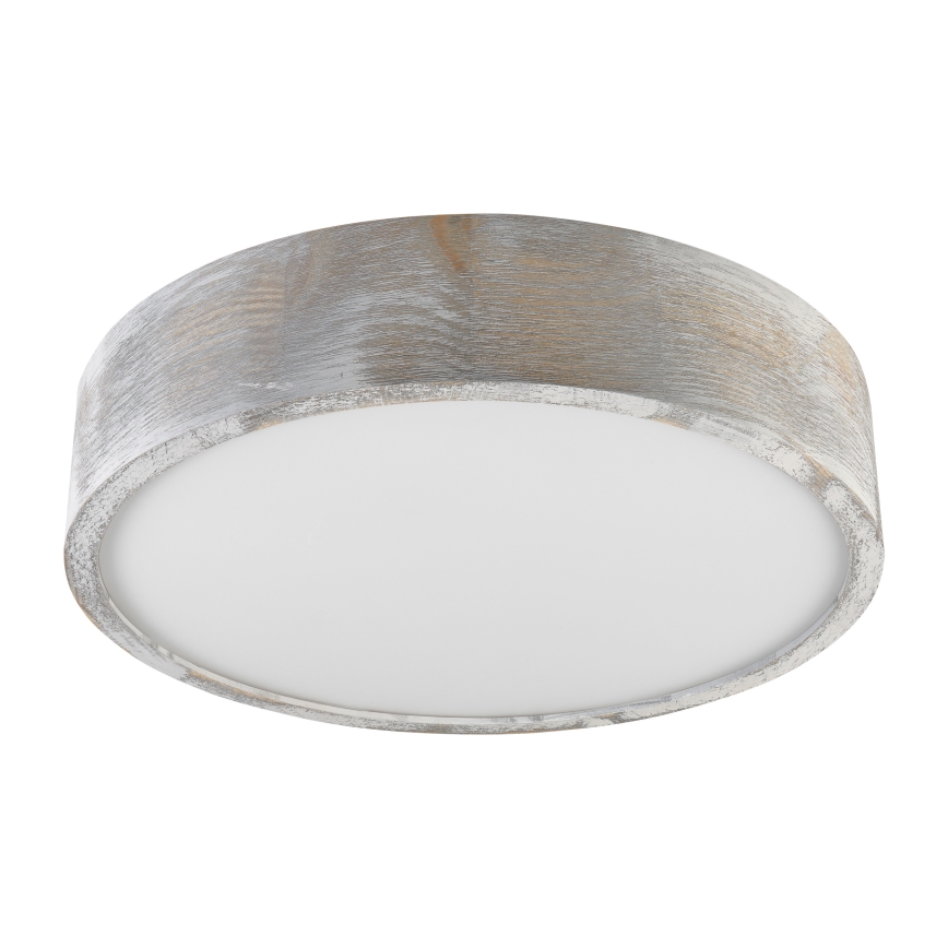 Brilagi - PINO laelamp 2xE27/15W/230V mänd/hõbe, läbimõõt 37,5 cm