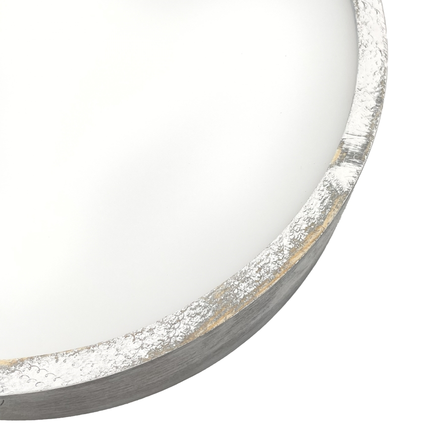 Brilagi - PINO laelamp 2xE27/15W/230V mänd/hõbe, läbimõõt 37,5 cm