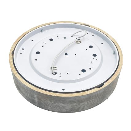 Brilagi - PINO laelamp 2xE27/15W/230V mänd/hõbe, läbimõõt 37,5 cm