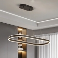 Brilagi - PONDIE LED-lühter kaablil LED/43W/230V 80x30 cm must