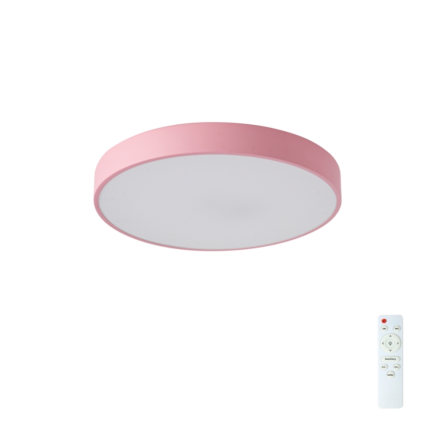 Brilagi - Hämardatav LED-laelamp POOL LED/48W/230V 3000-6000K läbimõõt 40 cm roosa + kaugjuhtimispult