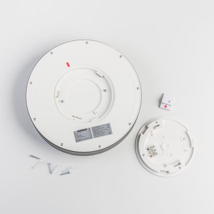 Brilagi - LED-vannitoa laevalgusti POOL LED/24W/230V 3000/4000/5500K läbimõõt 30 cm IP54 must