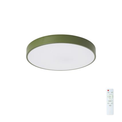 Brilagi - hämardatav LED-laelamp POOL LED/48W/230V 3000–6000K läbimõõt 40 cm roheline + kaugjuhtimispult