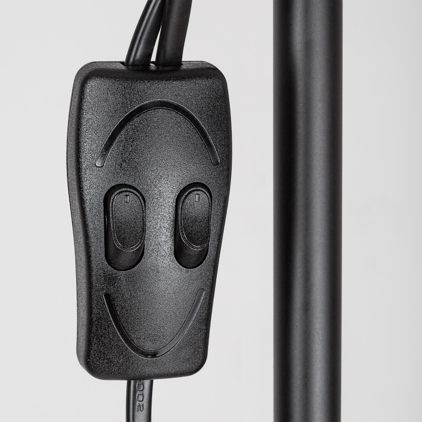 Brilagi - Põrandalamp ARIANA 1xE27/100W/230V + 1xE14/25W must