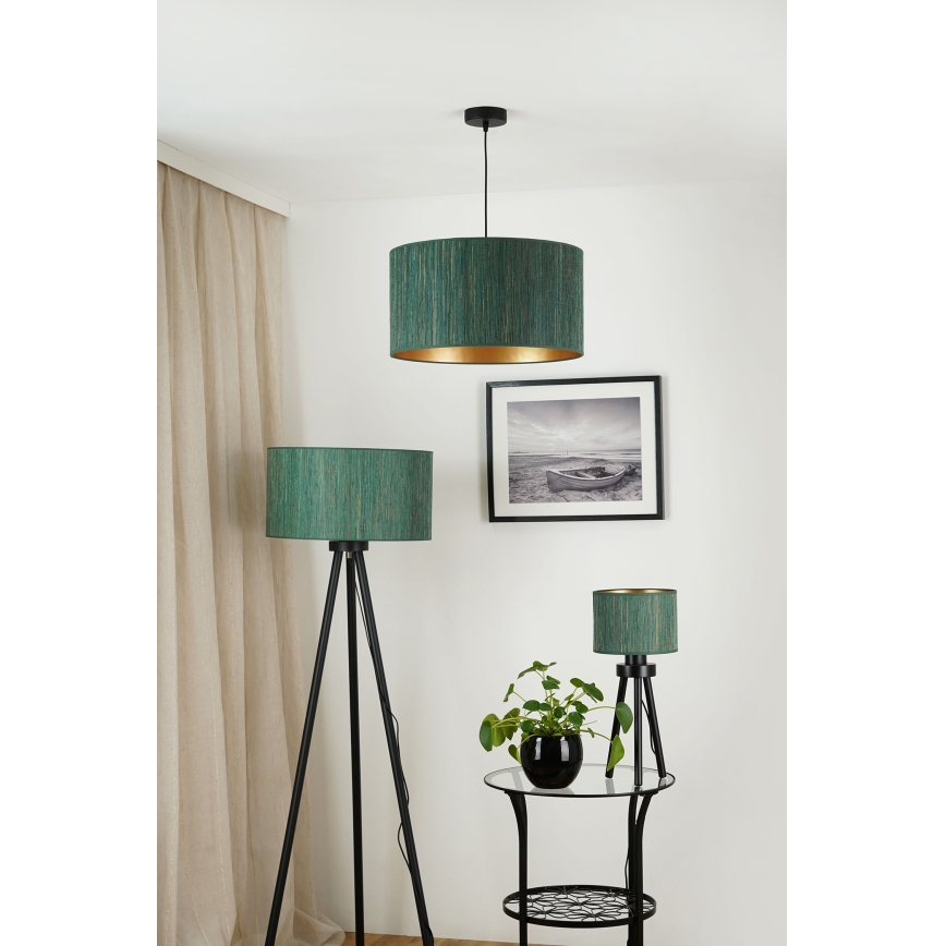 Brilagi - Põrandalamp BOSTON ROLLER 1xE27/15W/230V kõrs roheline/kuldne