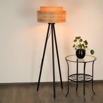 Brilagi - Põrandalamp MONTANA BOHO 1xE27/15W/230V pruun/must