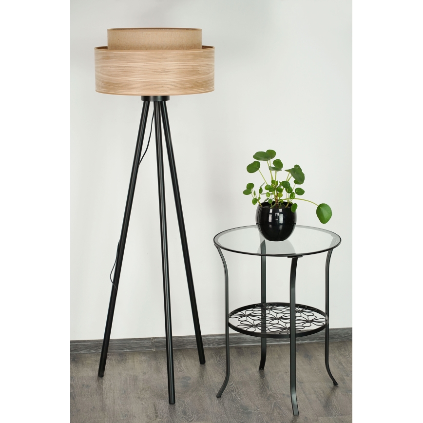 Brilagi - Põrandalamp MONTANA BOHO 1xE27/15W/230V pruun/must