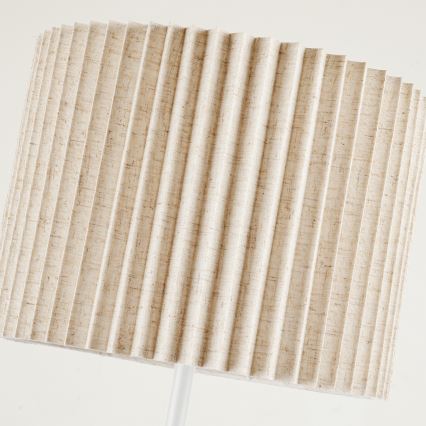 Brilagi - Põrandalamp NORDIC WAVE 1xE27/15W/230V linane/valge