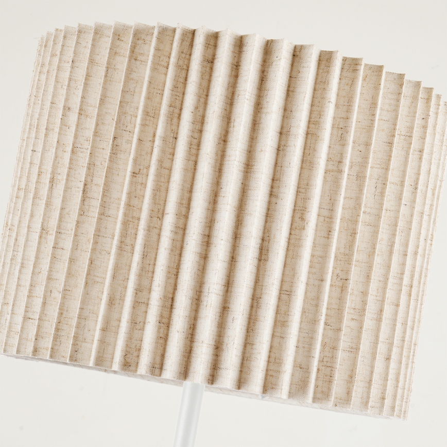 Brilagi - Põrandalamp NORDIC WAVE 1xE27/15W/230V linane/valge