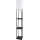 Brilagi - Põrandalamp riiulitega GRADUS 1xE27/40W/230V must/valge