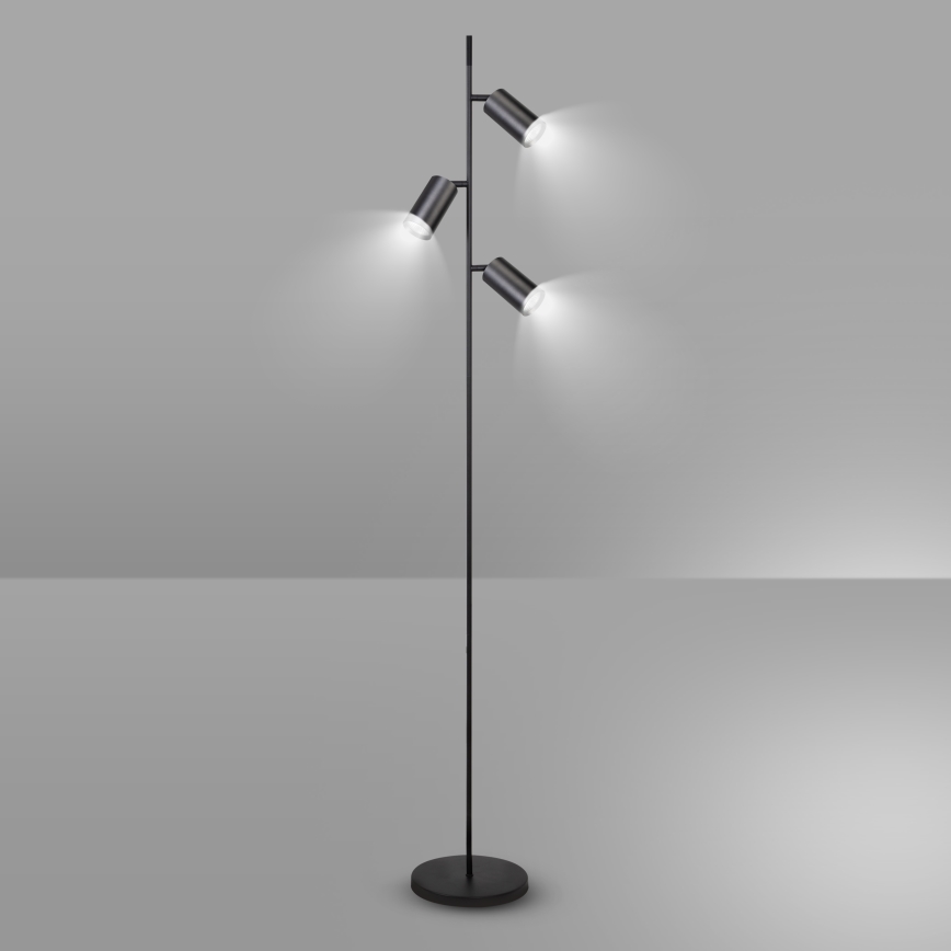 Brilagi - Põrandalamp SELE 3xGU10/30W/230V must