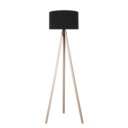 Brilagi - Põrandalamp VELVET 1xE27/60W/230V beež/must