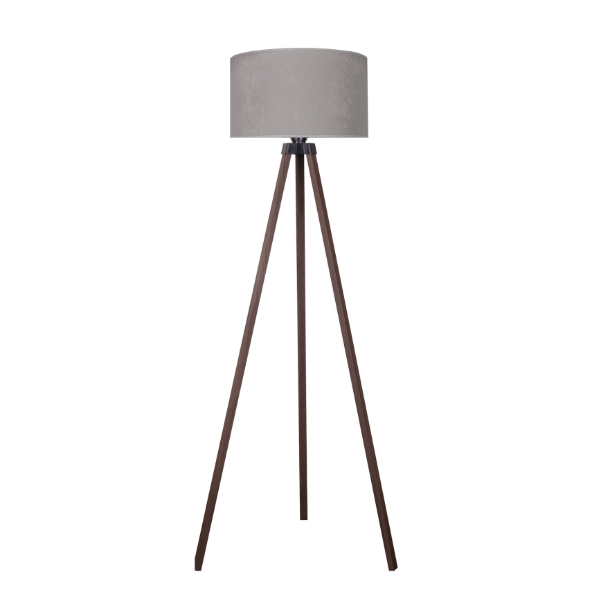 Brilagi - Põrandalamp VELVET 1xE27/60W/230V pruun/hall