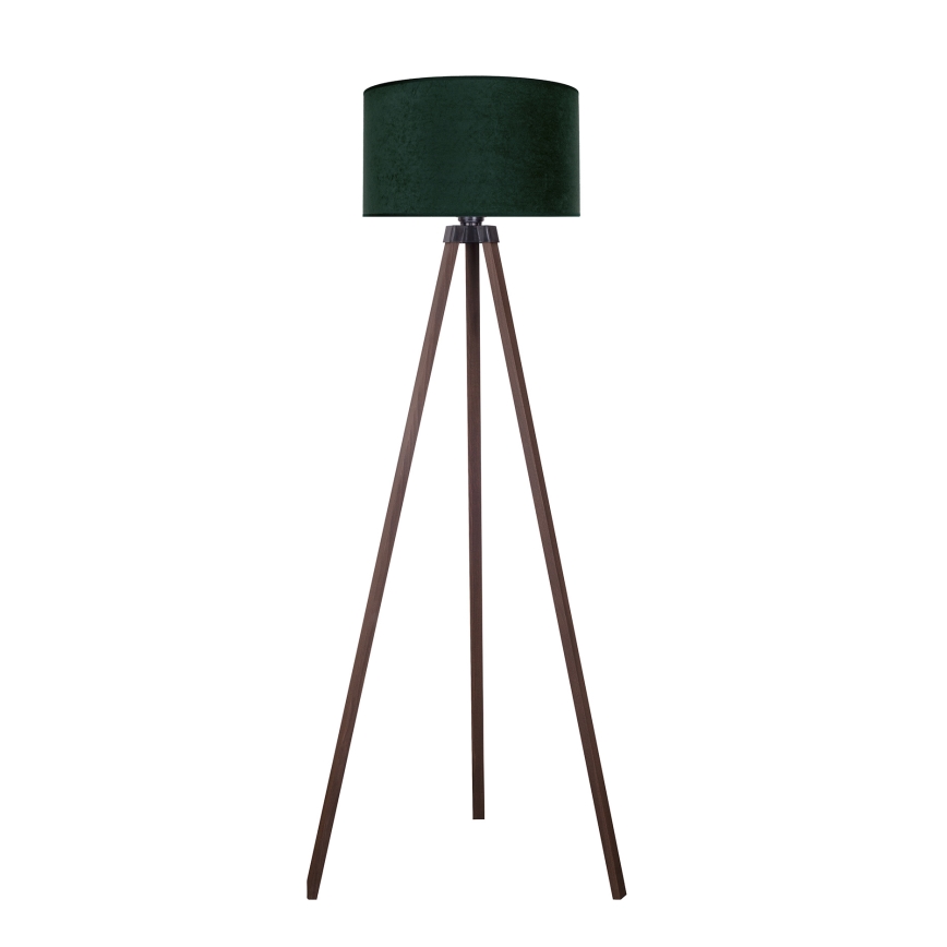 Brilagi - Põrandalamp VELVET 1xE27/60W/230V pruun/roheline