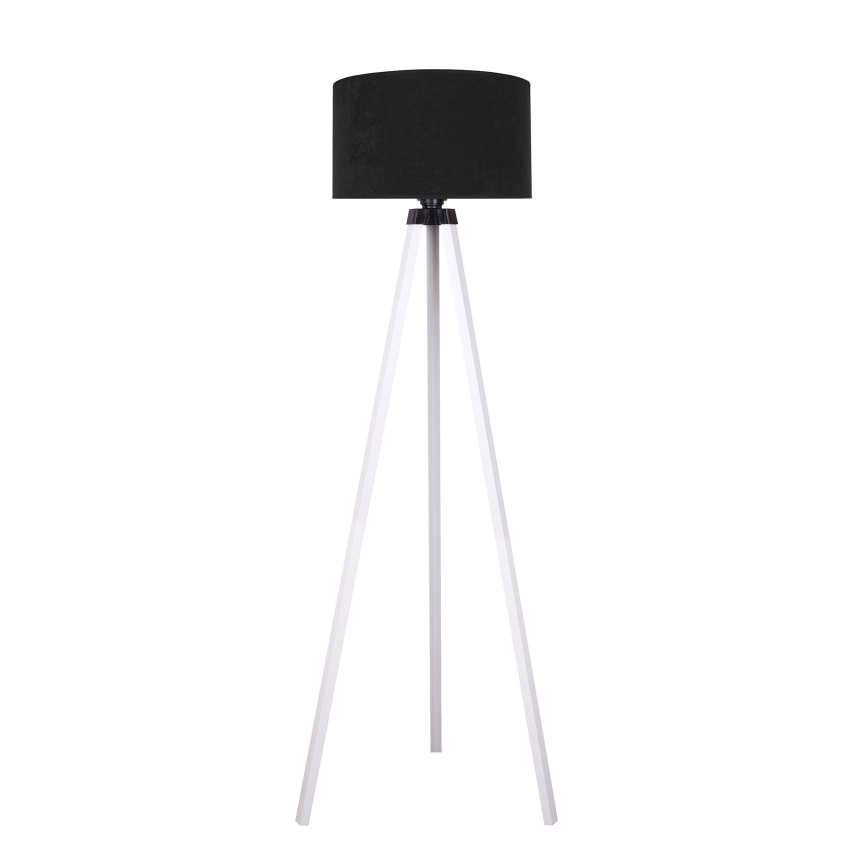Brilagi - Põrandalamp VELVET 1xE27/60W/230V valge/must