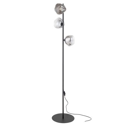 Brilagi - Põrandalamp VULCANO 3xG9/8W/230V must/suitsune must