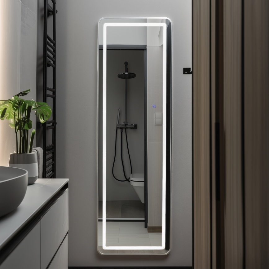 Brilagi - Põrandapeegel BELLEZA LED/42W/230V 160x50 cm IP44 CRI 90 hämardatav + CCT