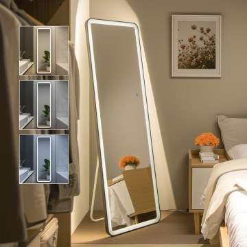 Brilagi - Põrandapeegel ELEGANZA LED/42W/230V 160x50 cm IP44 CRI 90 hämardatav + CCT