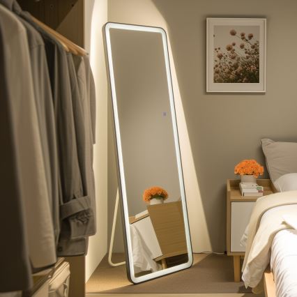 Brilagi - Põrandapeegel ELEGANZA LED/42W/230V 160x50 cm IP44 CRI 90 hämardatav + CCT