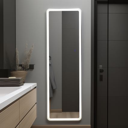 Brilagi - põrandapeegel ELEGANZA LED/42W/230V 160x50 cm IP44 CRI 90 hämardatav + CCT