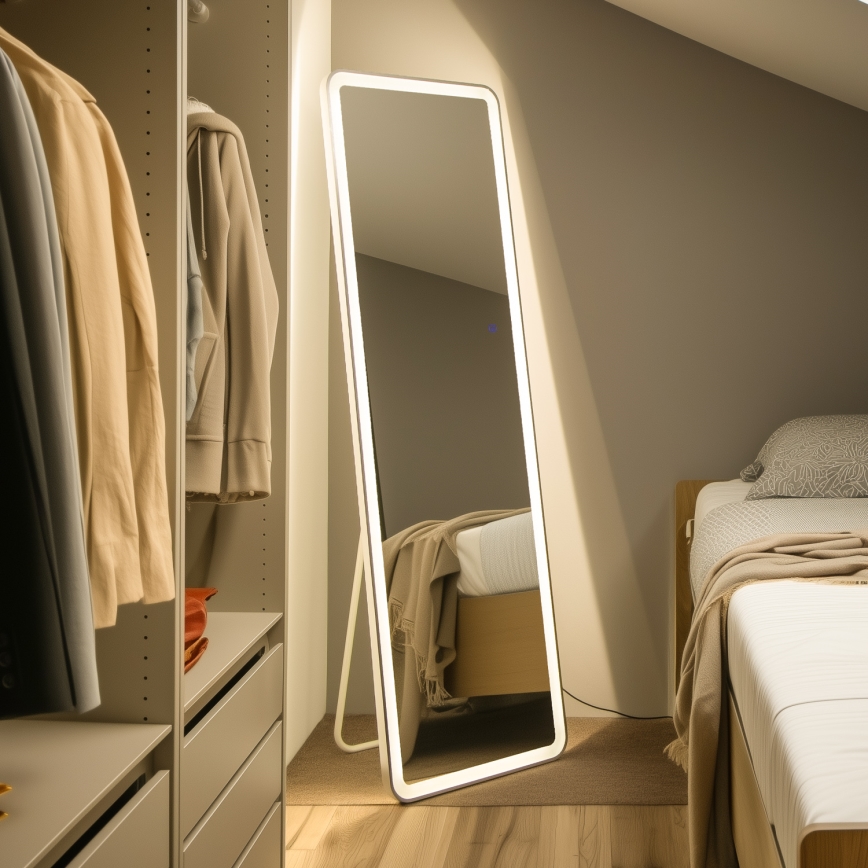 Brilagi - põrandapeegel ELEGANZA LED/42W/230V 160x50 cm IP44 CRI 90 hämardatav + CCT