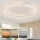 Brilagi - PORTOFINO hämardatav LED-laelamp LED/85W/230V 3000-6000K läbimõõt 120 cm valge + kaugjuhtimispult