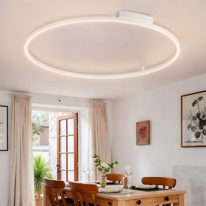 Brilagi - PORTOFINO hämardatav LED-laelamp LED/85W/230V 3000-6000K läbimõõt 120 cm valge + kaugjuhtimispult