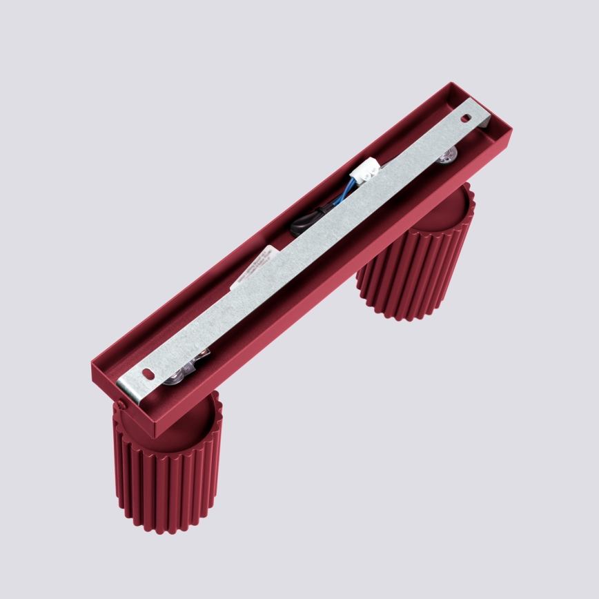 Brilagi - punktvalgusti CRESTO 2xGU10/10W/230V bordoopunane