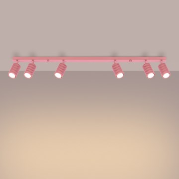 Brilagi - punktvalgusti CRESTO 6xGU10/10W/230V roosa