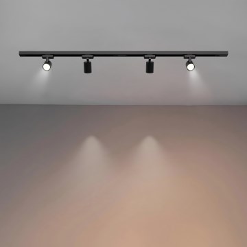 Brilagi - Punktvalgusti HUSKY liistvalgustussüsteemis 4xGU10/10W/230V must