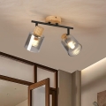 BRILAGI - punktvalgusti HYGGE 2xE14/15W/230V puit/suitsuhall