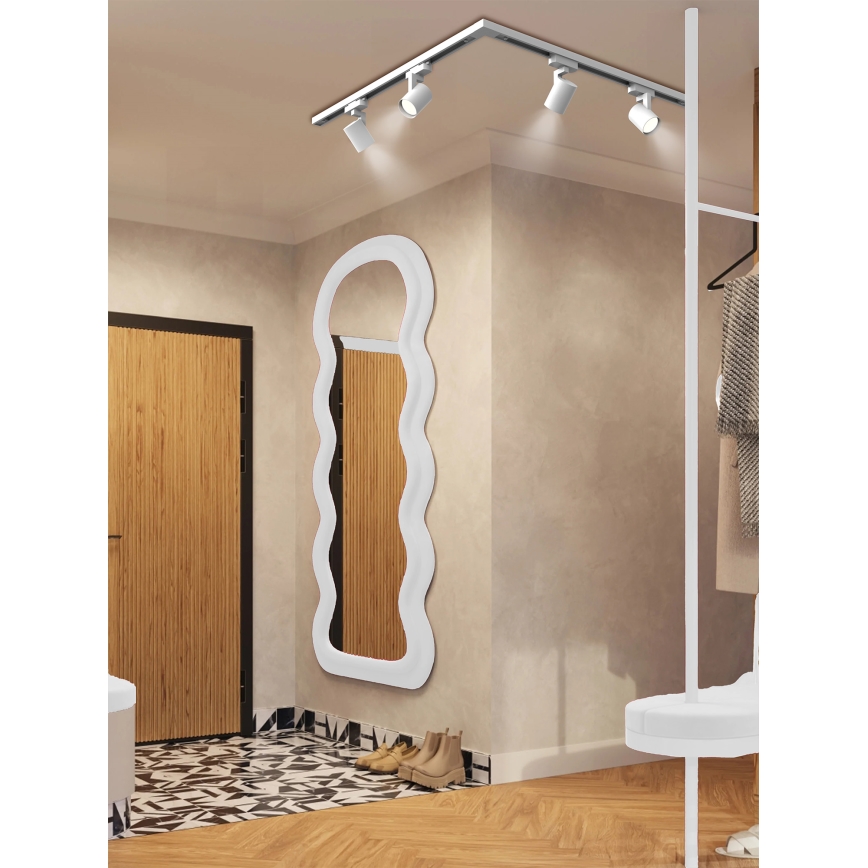 Brilagi - punktvalgusti liistkinnitusega HUSKY 4xGU10/10W/230V, valge