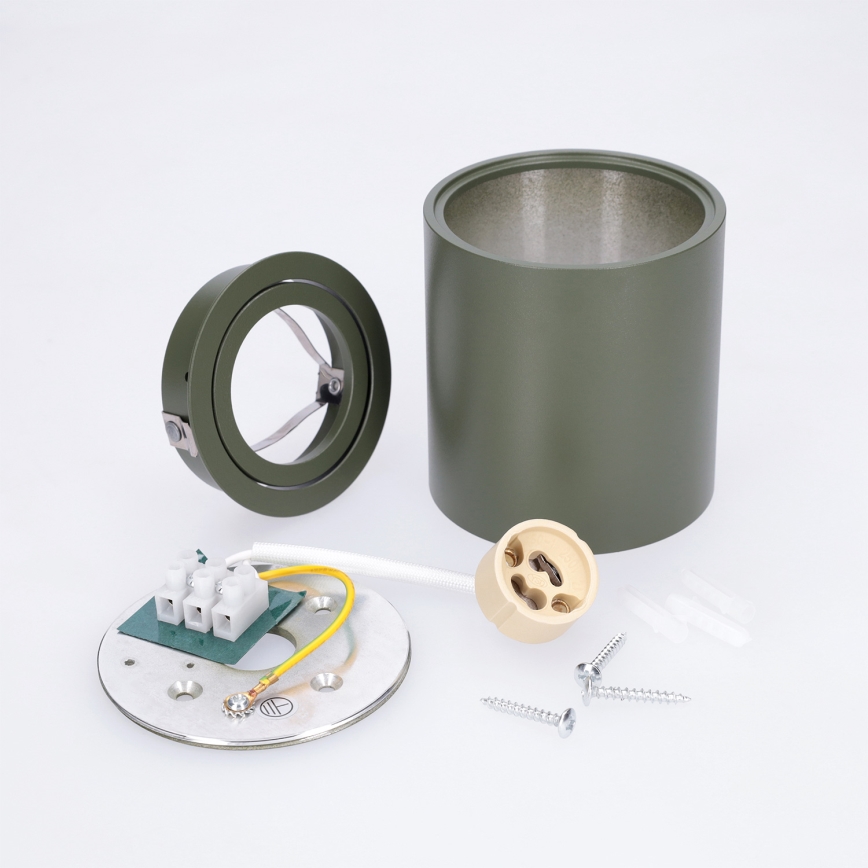 BRILAGI - Punktvalgusti MIA 1xGU10/30W/230V 84x80 mm tume roheline