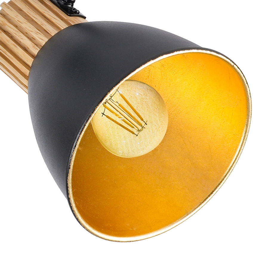 Brilagi - punktvalgusti ODENSE 3xE14/10W/230V puit/must