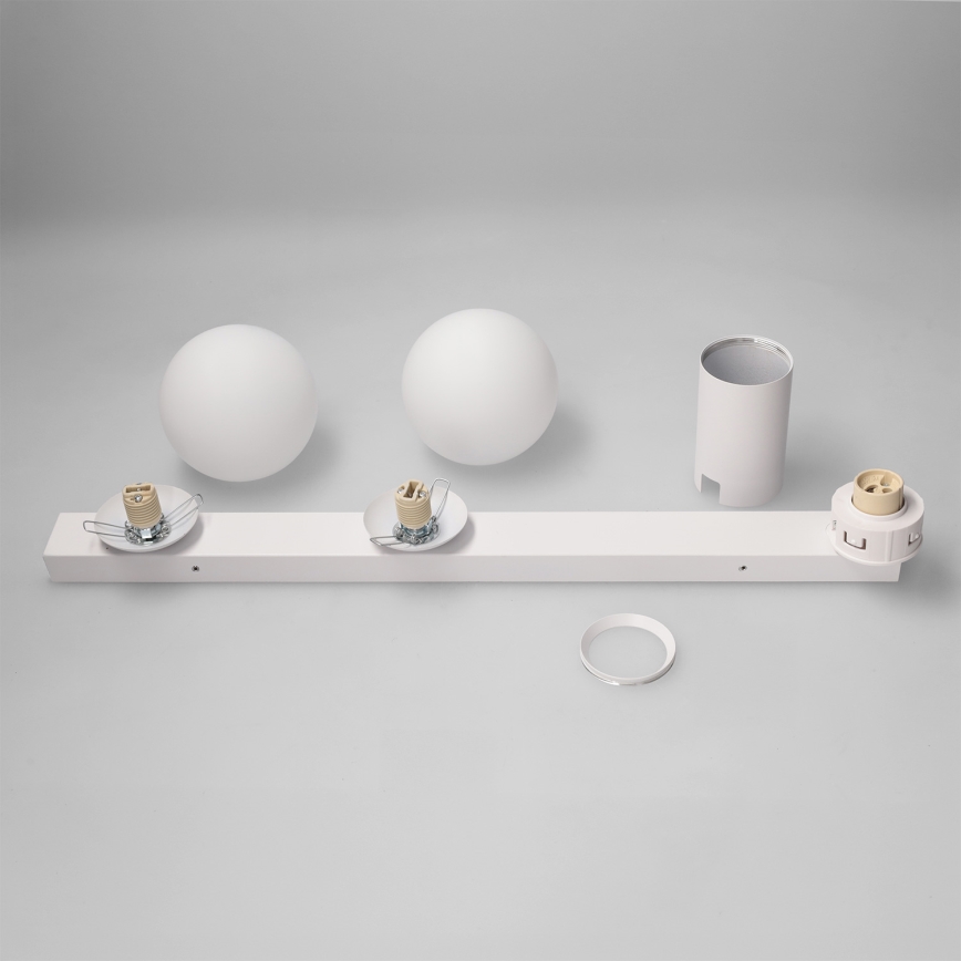 Brilagi - punktvalgusti SELE BALL 1xGU10/30W/230V + 2xG9/10W valge